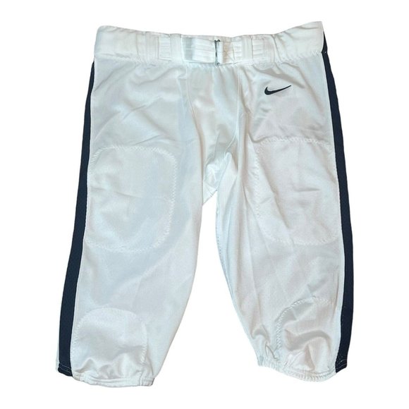 Nike Vapor Pro Men's Football Pants White - Blue Stripes Size L & XXL NWT - Picture 2 of 6